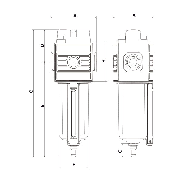 E/20-D MEDIUM - filtro DISOLEATORE modulare - TECNOPOLIMERO o METALLO - Ani E/20-D MEDIUM - filtro DISOLEATORE modulare - TECNOPOLIMERO o METALLO - Ani